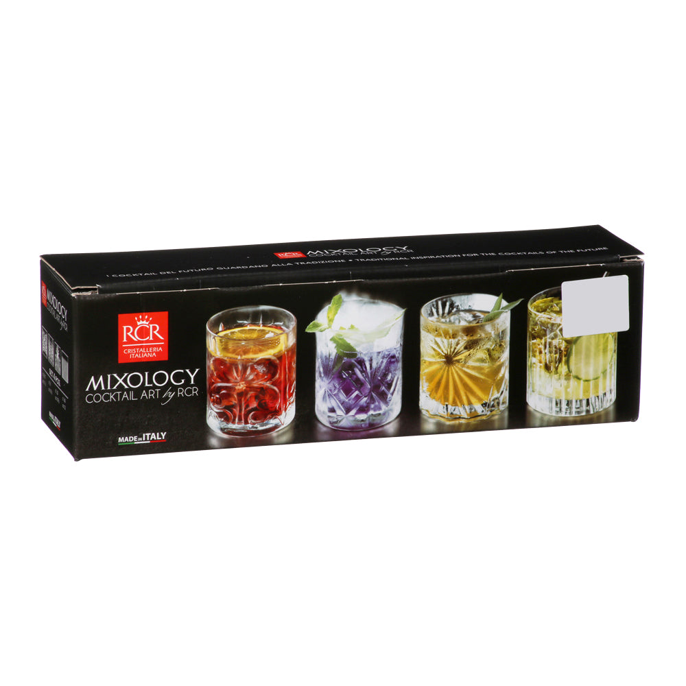 Whiskey Crystal Tumblers - Set of 4