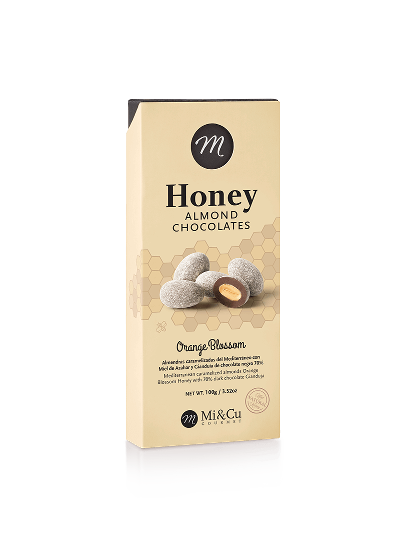 Chocolate Almonds - Honey Orange Blossom 100g