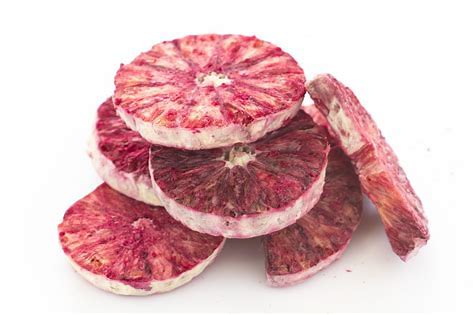 Freeze Dried Blood Orange Rounds