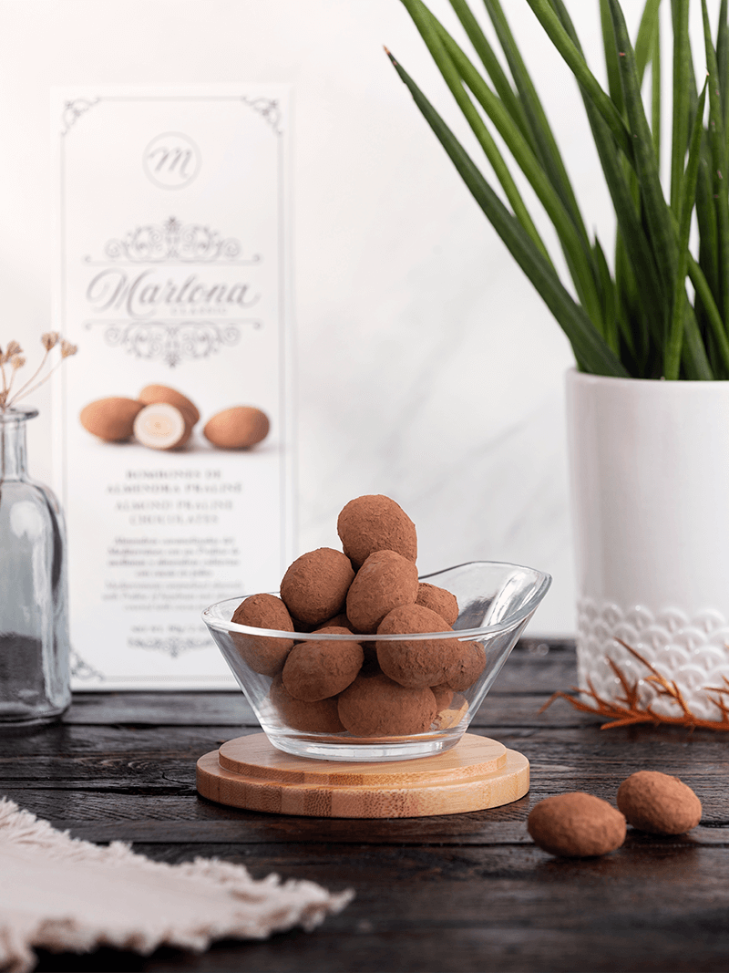 Chocolate Almonds – Hazelnut Praline 80g