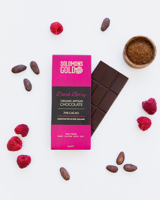 Solomons Gold 70% Chocolate – Dark Berry