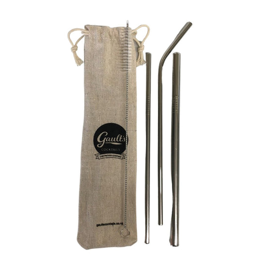 Gault's Cocktails Reusable Metal Straws