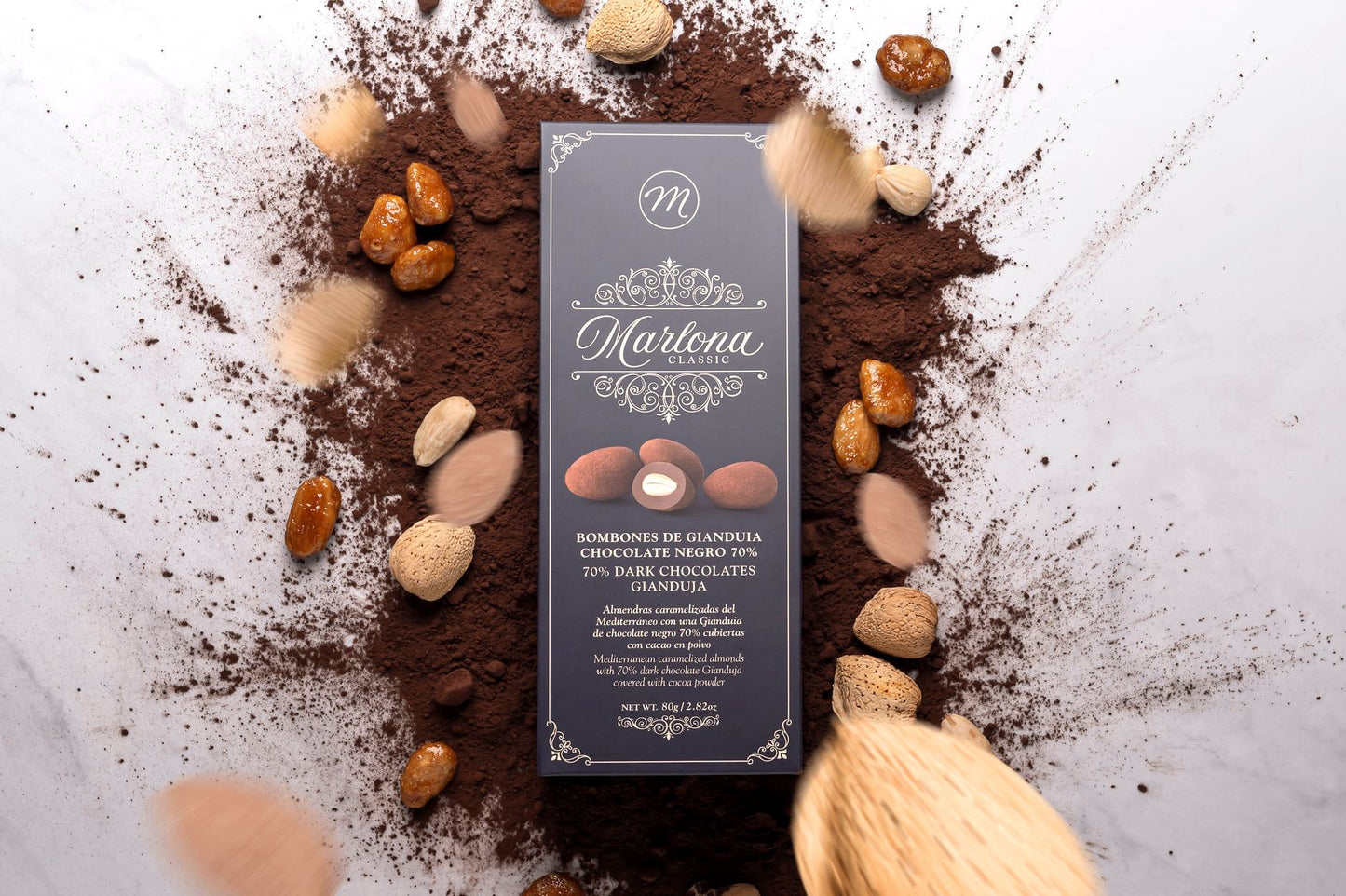 Chocolate Almonds – Gianduja (Hazelnut) 80g