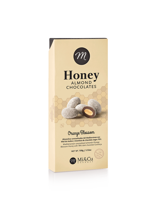 Chocolate Almonds - Honey Orange Blossom 100g